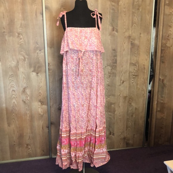 Free Flowing Long FREE PEOPLE Sleeveless Dress - Picture 3 of 11